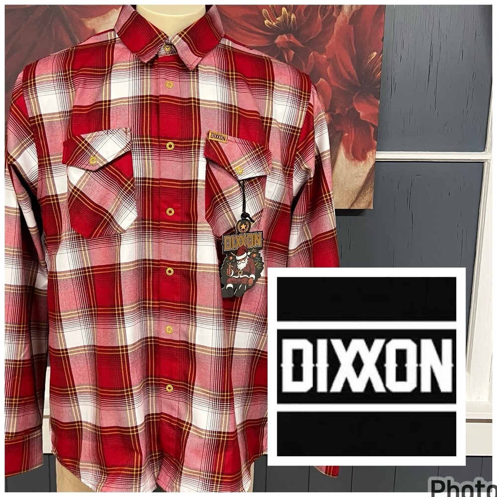 Dixxon‎ Flannel Co. Pearl Snap Button Up Shirt Mens XL Relaxed Fit Long Sleeve
